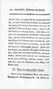 Die merkmale einer fabel sind relativ offensichtlich, wenn wir uns erstmalig mit der fabel befassen. Von Der Aesopischen Fabel Wikisource