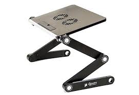 Portable Adjustable Aluminum Laptop Desk Stand Table Vented Notebook Macbook Ultra Light Weight Ergonomic Tv Bed Large La Laptop Desk Stand Laptop Desk Tv Beds