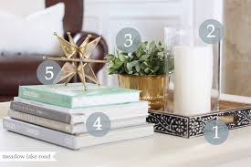 Coffee Table Styling 1 Tray Or Bowl 2 Something Tall And Curvy 3 Something Fresh Green 4 Bo Coffe Table Decor Decorating Coffee Tables Coffee Table Styling