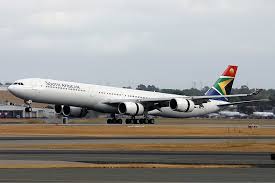 south african airways airbus a340 600 landing at perth airport south african airways south africa airways list of airlines