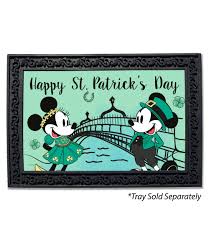 Buy Happy St Patrick S Day Mickey Minnie Doormat Flagology Com