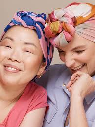 Head Wrap Cancer Scarves And Hats Hats, Scarves And More Celeste Cotton  Chemo Scarves Pre Tied