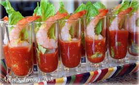 Shrimp Shooters With Homemade Cocktail Sauce Recipe Elegant Appetizers Shooter Recipes Holiday Appetizers