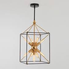 Lnc square pendant lighting ceiling lights hanging lamp light. Artika Clyde 9 Light Black Pendant Cly2 The Home Depot In 2020 Square Chandelier Rectangular Chandelier Chandelier