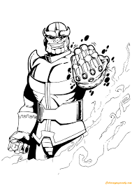 Download more than 100 avengers coloring pages. Thanos From Avengers Coloring Pages Thanos Coloring Pages Coloring Pages For Kids And Adults