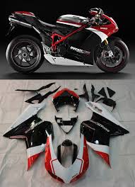 Black And Red Motorcycle Fairings Ducati 1098 1198 848 Red Black 1198 Racing 2007 2011 Ducati Black And Red Red Motorcycle