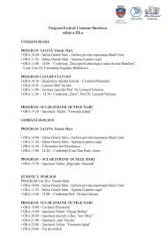 Salina ocnele mari ⭐ , romania, vîlcea: Program Festival Buridava 2018 Ocnele Mari Vocea Olteniei