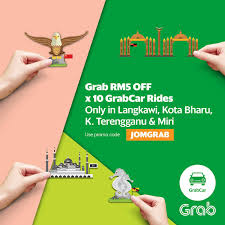 This grabfood promo code will only be applied with a minimum spend of rm25. Grab Promo Code Rm5 Off 10 Grabcar Rides In Langkawi Kota Bharu Kuala Terengganu Miri Until 1 May 2017