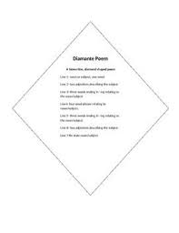 Diamante Poem Writing Poems Poems Writing