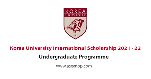Be the first to discover secret destinations, travel hacks, and more. Korea University International Scholarship 2021 22 Asean Scholarships