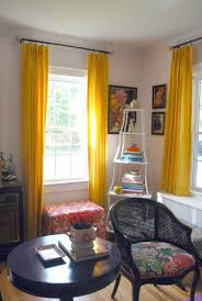 A Happy Yellow Fabric Option For My Kitchen Against Spring Green Painted Walls Yellow Curtains Light Yellow Bedrooms Yellow Master Bedroom