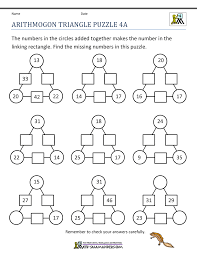 Free colorful 4th grade worksheets. 4th Grade Math Puzzles