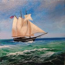 It was a dhow that transported a giraffe to chinese emperor yong le's court, in 1414. Sailing Schooner Miniature Oil Painting Sea Ocean Boat Ship Sails Waves Collectible Maritime Home Decor Beach Heirloom Rocky Coast B52 Schooner Chandlery
