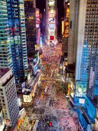 Terrible Renaissance Art Print Canvas On Stretcher Framed Picture Times Square City Urban Landscape