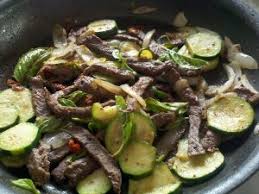 Steak Zucchini Basil Stir Fry 4 Hour Body Slow Carb Recipes Steak Dinner Clean Recipes
