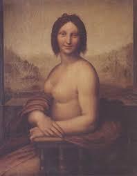Nude, Mona Lisa-like painting surfaces