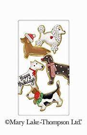 Use a color guard mild detergent. Mary Lake Thompson Dog Christmas Cookies Holiday Dish Towel For The Love Of Dogs Shopping For A Cause