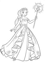 Stick people coloring pages at getcolorings.com | free. Elena With Magic Stick Coloring Page Free Printable Coloring Pages For Kids