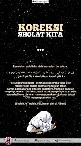 Koreksi Sholat Kata Kata Indah Motivasi Kutipan Agama