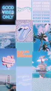 Here are only the best cool blue wallpapers. Blue Aesthetic Wallpaper Collage Aesthetic Iphone Wallpaper Aesthetic Wallpapers Wallpaper