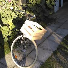 Knagglig Box As Bicycle Basket Ikea Hackers Ikea Crates Bicycle Basket Diy Dog Stuff
