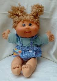 Pretty Cabbage Patch Doll Kid Girl Blonde Hair Blue Eyes Oaa By Play Along Ebay Blue Hair Cabbage Patch Dolls Blonde Hair Blue Eyes