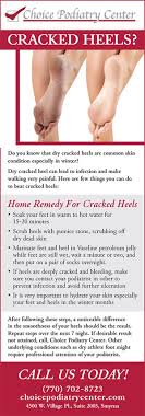 A healthy diet can heal your cracked heels. Cracked Heels