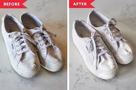 After the big clumps of dirt are removed, soak the sneakers in lukewarm water for a while. Best Way To Clean White Supergas Buy Clothes Shoes Online
