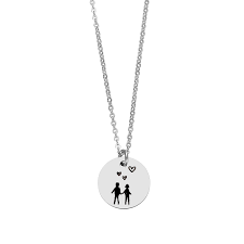 Pendant necklaces moose name necklace , custom for women girls friends birthday wedding christmas mother days gift, silver. Buy Gifts For Girlfriend Romantic Wife Birthday Gift Ideas Disc Necklace At Amazon In