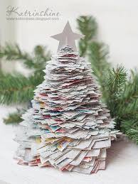 Recycled Paper Christmas Tree Diy Diy Christmas Tree Recycled Christmas Tree Paper Christmas Tree