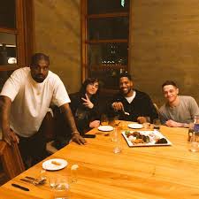 Kanye Pete Davidson Timothee Chalamet And Kid Cudi Had A Dinner Party Timothee Chalamet Kid Cudi Kids Mood