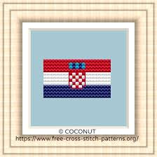 Maybe you would like to learn more about one of these? National Flag Of Croatia Cross Stitch Chart Free Cross Stitch Pattern