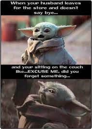 Pin By Lindsay Dix On Baby Yoda Yoda Funny Yoda Meme Funny Memes