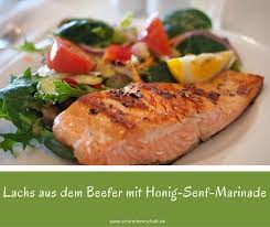 Lachs Aus Dem Beefer Mit Honig Senf Marinade Rezepte Ernahrung Leckere Gesunde Rezepte