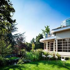 This hidden rooftop garden in downtown london offers a quiet respite from a bustling city. The Roof Gardens The Roof Gardens