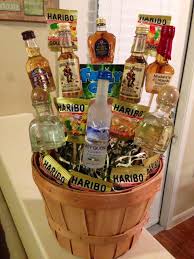 Homemade Liquor Bouquet Because What Guy Wants Flowers Liquor Bouquet Liquor Gift Baskets Liquor Gifts
