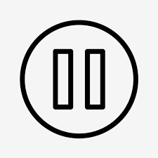 Pause Vector Icon Pause Icons Pause Music Png And Vector With Transparent Background For Free Download Vector Icons Vector Icons Free Vector Icon Design