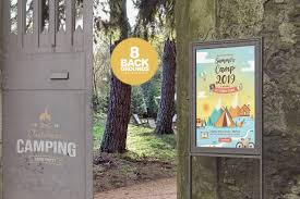Take away coffee cup and bag mock up design free psd. Entrance Backgrounds Poster Mockup Graphic By Smartdesigns Creative Fabrica