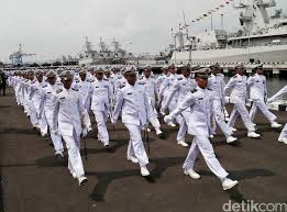 Potret Defile Tni Angkatan Laut Di Hari Armada 2019