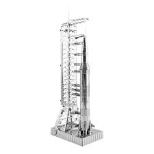Apollo Saturn V With Gantry 3d Metal Model Kit Metal Earth Metal Model Kits Metal Earth Models