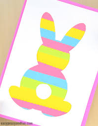 The bunny paw print template is a sweet idea you can use for your greeting card designs and gift basket ornaments. Printable Easter Silhouette Craft Easter Bunny Template Easy Peasy And Fun
