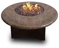 Oriflamme Gas Fire Table Propane 75 000 Btu Heat Output Round Square Octagon Tropical Brown Granite 48 Quot Ro Gas Firepit Fire Table Gas Fire Pits Outdoor