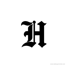 English Towne Font Alphabet H Old English Alphabet Letter S Tattoo Old English A