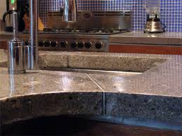 Fit an electric polisher with a diamond polishing pad. Home Dzine Home Improvement Install Diy Concrete Countertops