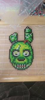 Fnaf perler beads springtrap