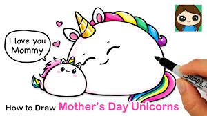 Maybe you would like to learn more about one of these? How To Draw Mother S Day Unicorns Easy Mochicorns Youtube