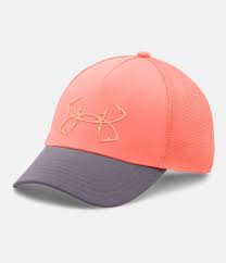 Women S Ua Fish Hook Mesh Cap London Orange Zoomed Image Under Armour Mesh Cap Under Armour Men