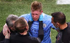 Sterling starts, de bruyne faces kante, werner & havertz in Kevin De Bruyne Exits Champions League Final Early In Tears After Head Injury