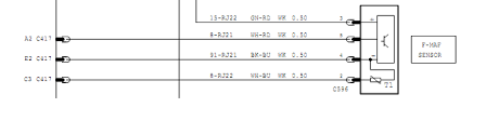 Describe the meaning of the dotted line in the diagram component p. Maf Problem Ford Focus Club Ford Owners Club Ford Forums