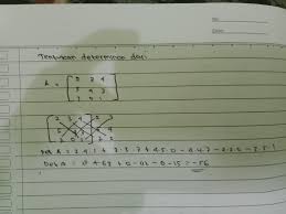 Invers matriks ordo 3x3 dengan adjoin Contoh Soal Determinan Matriks Ordo 3 3 Dan Langkahnya Brainly Co Id
